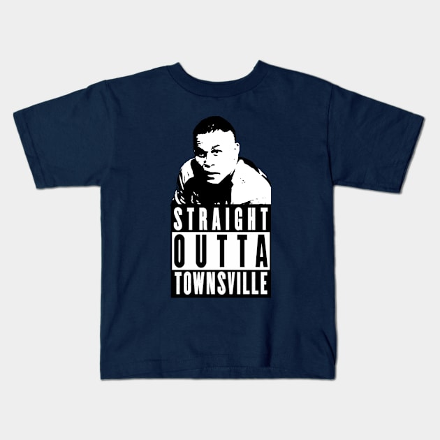 North Queensland Cowboys - Matty Bowen - STRAIGHT OUTTA TOWNSVILLE Kids T-Shirt by OG Ballers